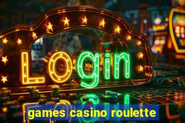 games casino roulette