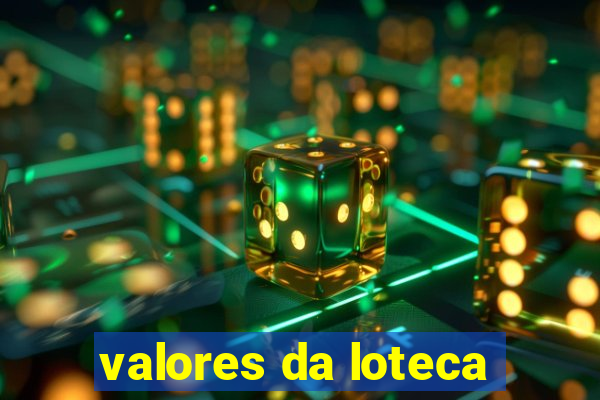 valores da loteca