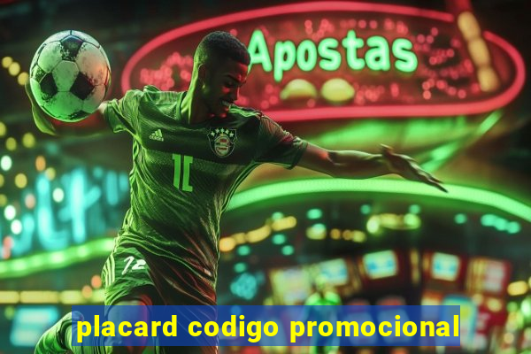 placard codigo promocional