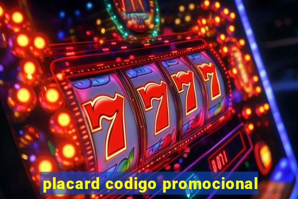 placard codigo promocional