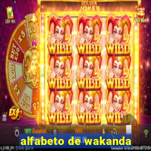 alfabeto de wakanda