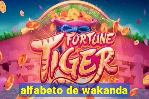 alfabeto de wakanda