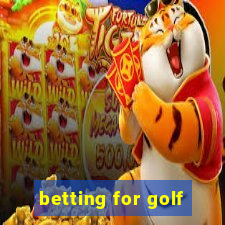 betting for golf