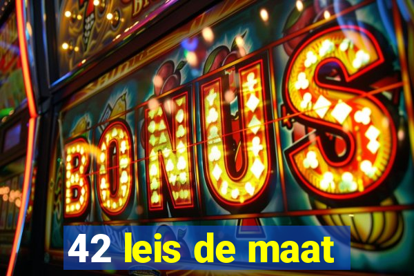 42 leis de maat