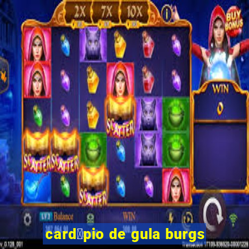 card谩pio de gula burgs