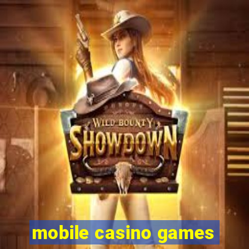 mobile casino games