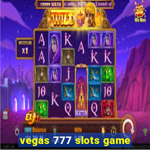 vegas 777 slots game