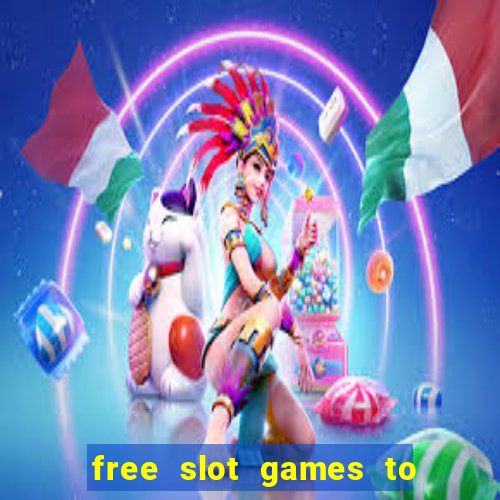 free slot games to win real money