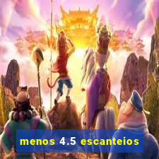 menos 4.5 escanteios