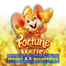 menos 4.5 escanteios