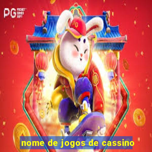 nome de jogos de cassino