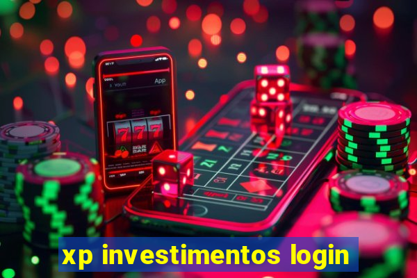 xp investimentos login