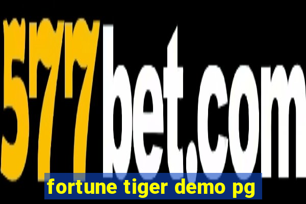 fortune tiger demo pg