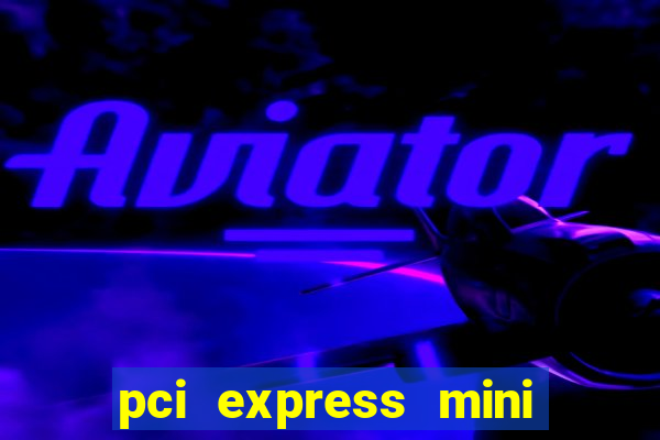 pci express mini card slot