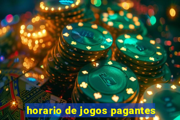 horario de jogos pagantes