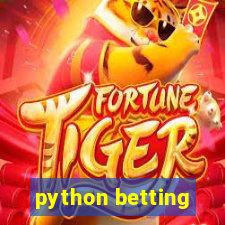 python betting