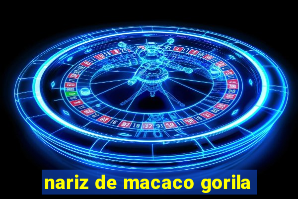 nariz de macaco gorila