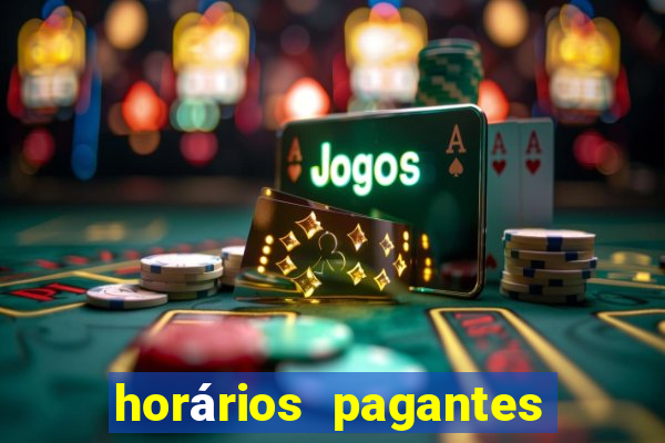 horários pagantes pg soft