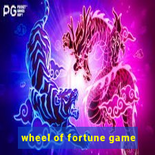 wheel of fortune game