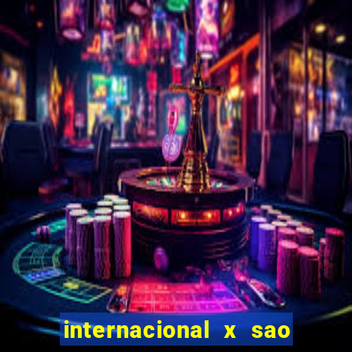 internacional x sao paulo palpite