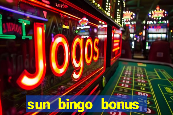 sun bingo bonus terms and conditions