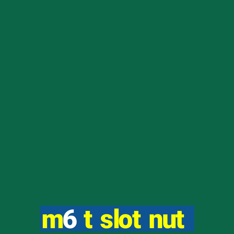 m6 t slot nut