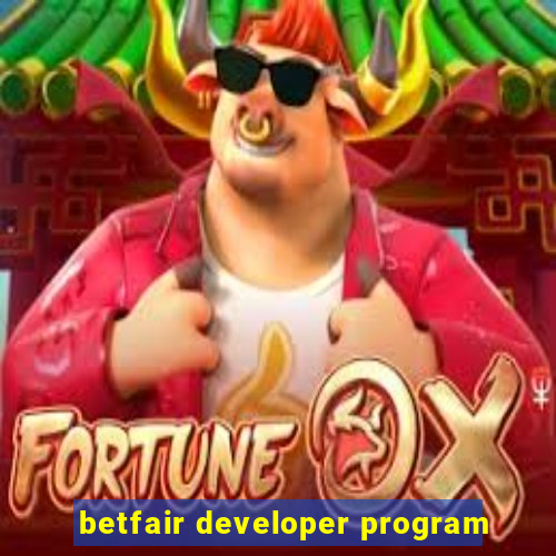 betfair developer program