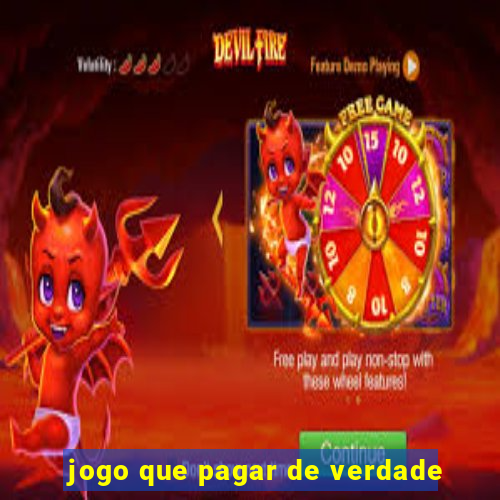 jogo que pagar de verdade