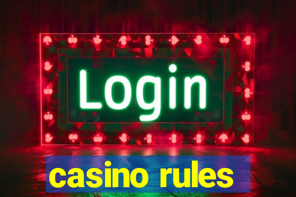 casino rules