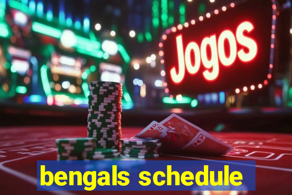 bengals schedule