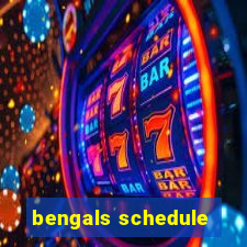 bengals schedule