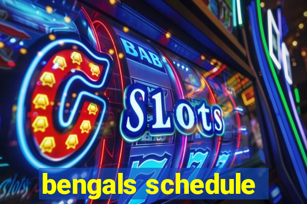 bengals schedule