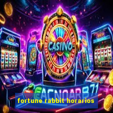 fortune rabbit horarios