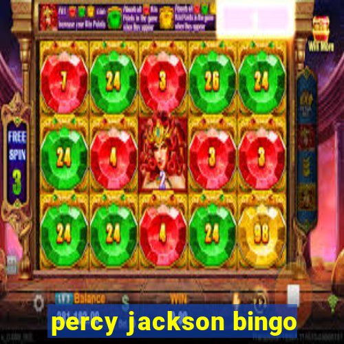 percy jackson bingo