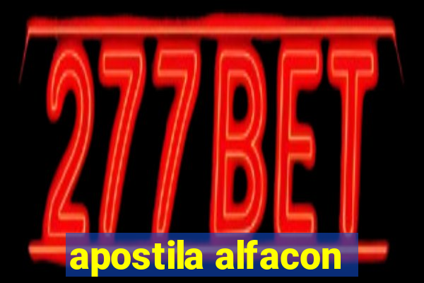 apostila alfacon