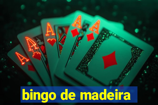 bingo de madeira