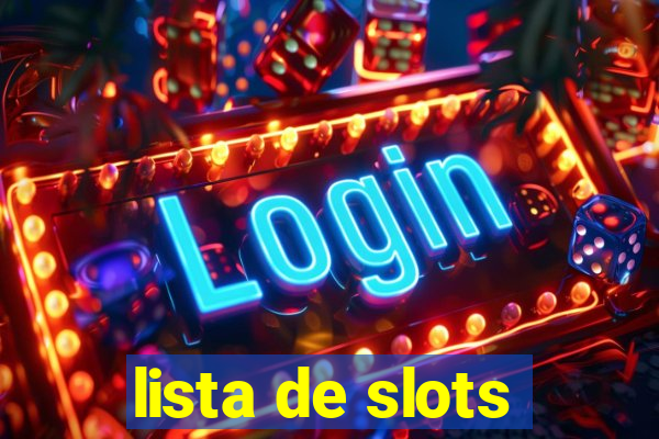 lista de slots