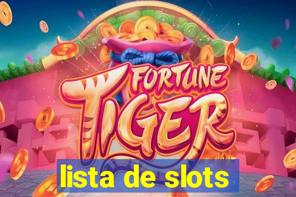 lista de slots