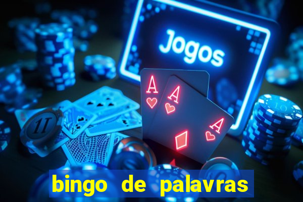 bingo de palavras cha de bebe