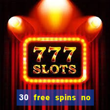 30 free spins no deposit paradise casino