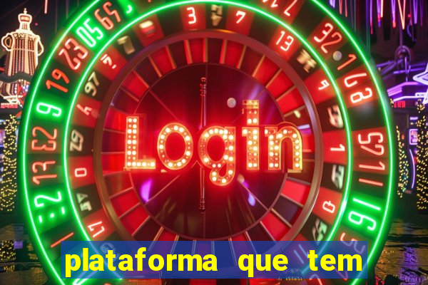 plataforma que tem fortune tiger