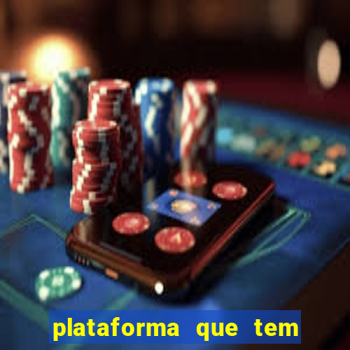 plataforma que tem fortune tiger