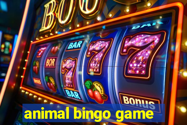 animal bingo game