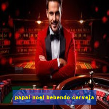 papai noel bebendo cerveja