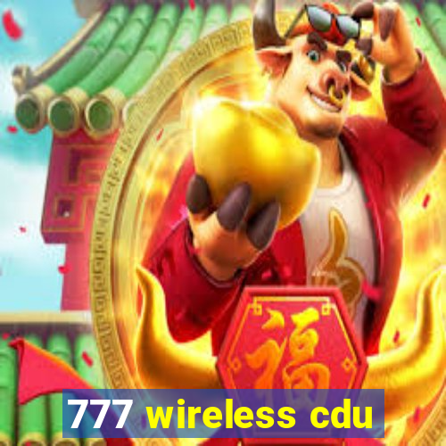 777 wireless cdu