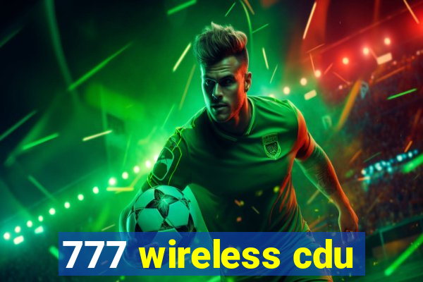 777 wireless cdu