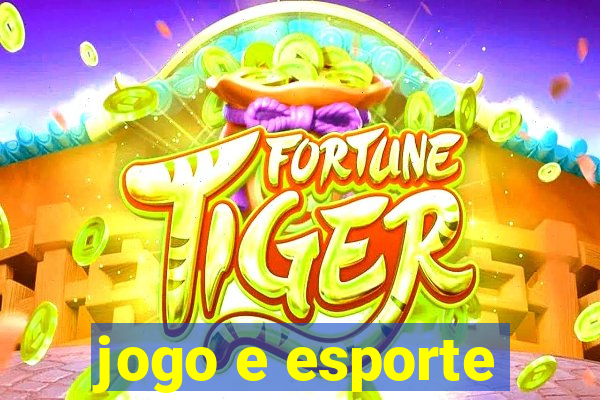 jogo e esporte