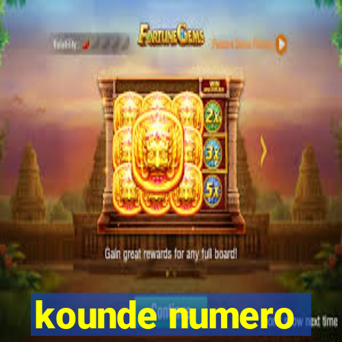 kounde numero