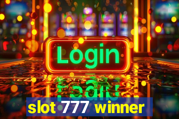 slot 777 winner