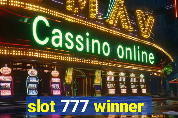 slot 777 winner